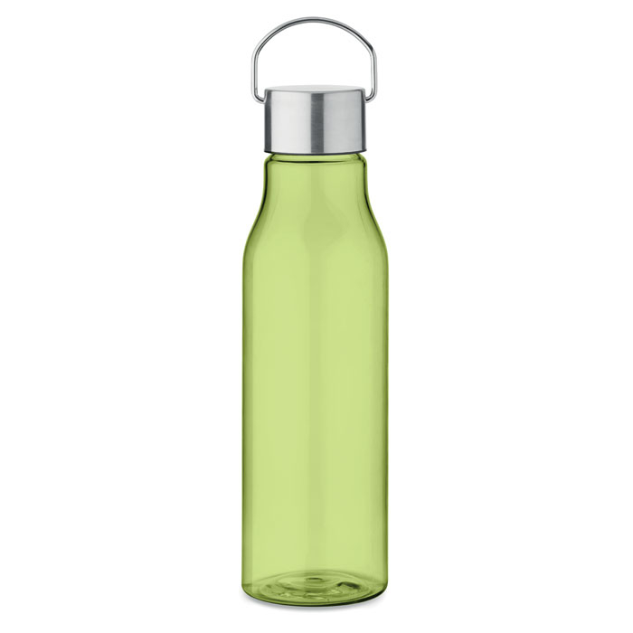 Bouteille en RPET 600 ml à personnaliser VERNAL vert citron transparent